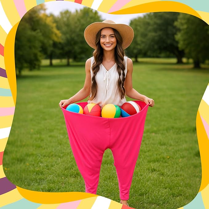 4 Pcs Granny Pants Yard Game Giant Pants Outdoor Game for Adults Outdoor Recreational Tossing &