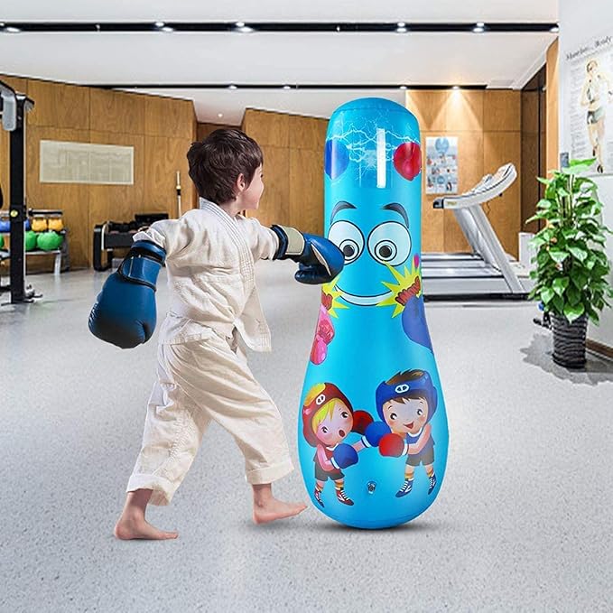 Punching Bag for Kids, Free Standing Boxing Bag for Bounce Back Focus Punching Bag for Practicing