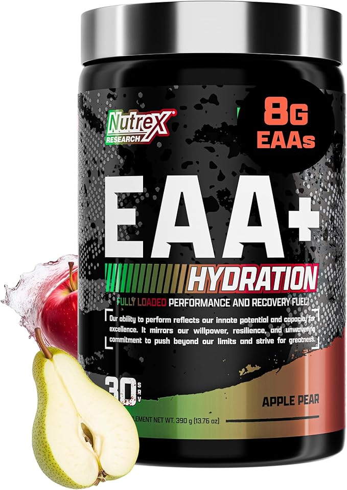 Nutrex Research EAA Hydration | EAAs + BCAAs Powder | Muscle Recovery, Strength, Muscle Building
