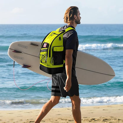 Maelstrom Swim Backpack,35L Swimming bag with Separate Shoes Compartment,Swim Gear Bag,Athlete Gym