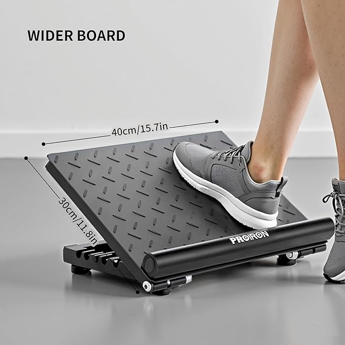 PROIRON Steel Slant Board for Calf Stretching，Calf Stretcher Slant Board for Squats 5 Adjustable