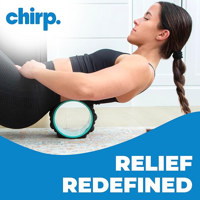Chirp Wheel XR Knot Kneader - Firm Massage Roller, Shiatsu Thumb Massage, Muscle Release Tool for