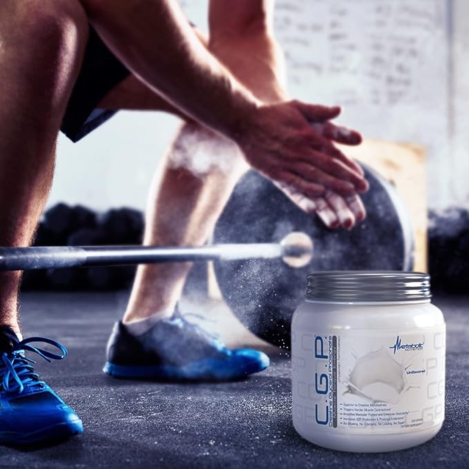 Metabolic Nutrition, CGP, Creatine Glycerol Phosphate, 100% Micronized Creatine Powder, Pre Intra
