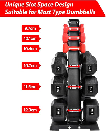 Dumbbell Rack Stand Only, Weight Rack for Dumbbells Compact A-Frame Home Gym Space Saver (480/800