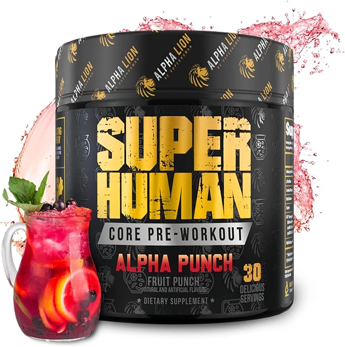 ALPHA LION Core Pre Workout Powder with Creatine for Performance, Beta Alanine for Muscle
