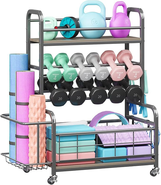 Homeiju 450LBS Dumbbell Rack,Weight Rack for Dumbbells,Weight Rack for Home Gym,Home Gym Storage