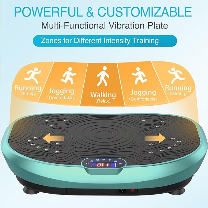 AXV Vibration Plate Exercise Machine Whole Body Workout Power Vibrate Fitness Platform Vibrating