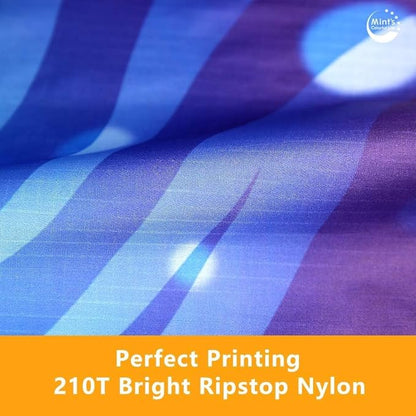 Mint's Colorful Life Devil Fish Kite for Kids and Adults，Easy to Fly Delta Kites Single Line Large