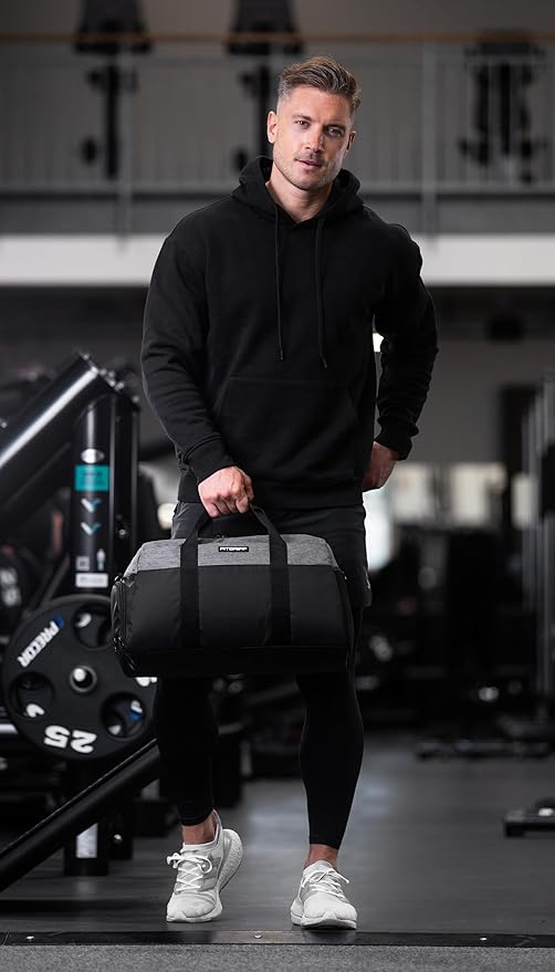 Fitgriff® Gym Bag V2 for Men and Women with Shoe & Wet Compartment - Duffle Bag for Travel, Sports