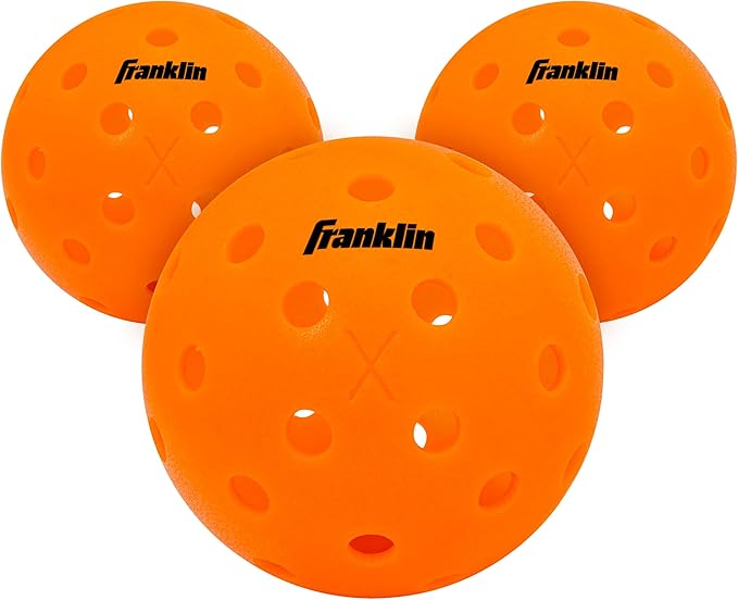 Franklin Sports X-40 Outdoor Pickleballs - Official Ball of USA Pickleball, APP Tour + US Open