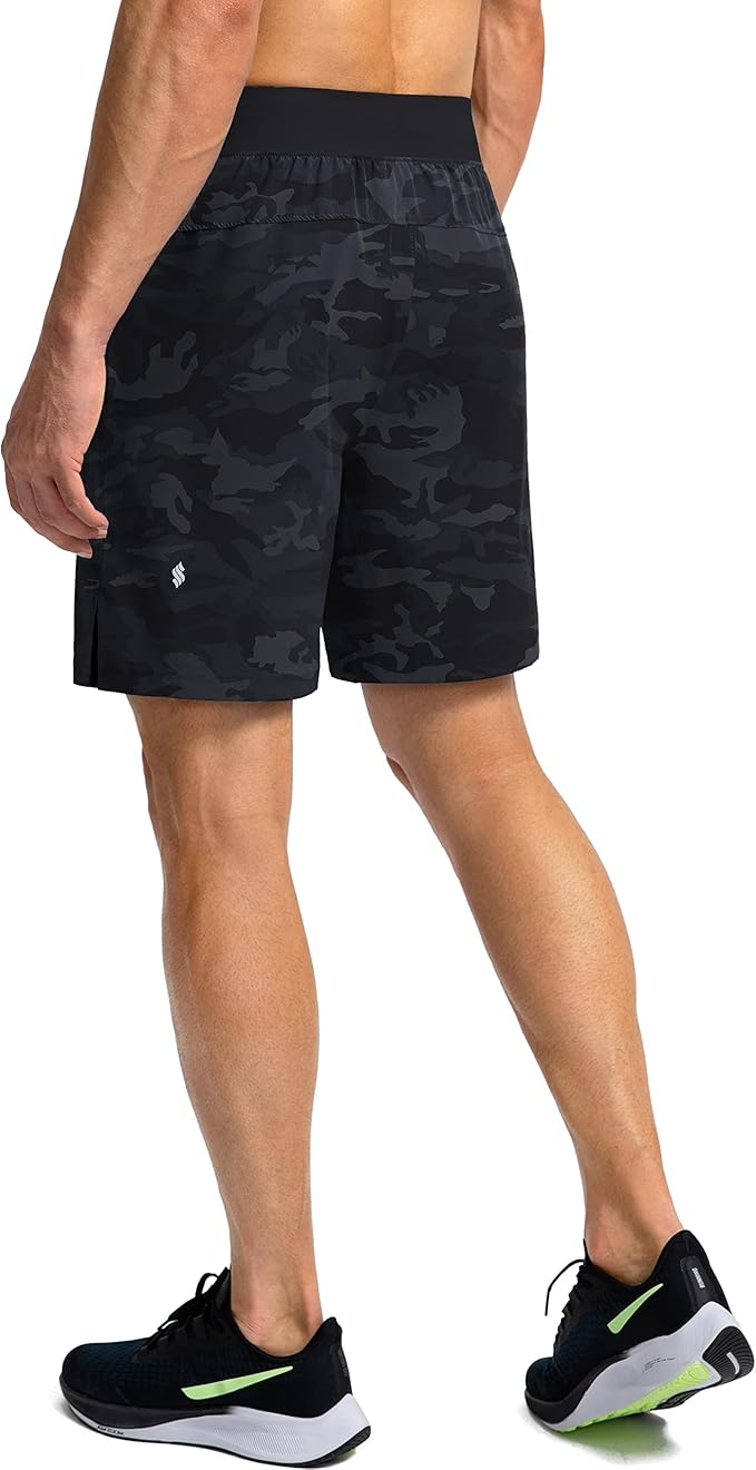 Men's Running Shorts with Zipper Pockets 9 Inch/ 7 Inch / 5 Inch Lightweight Quick Dry Gym Workout