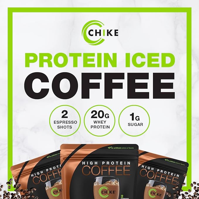 Chike Mocha High Protein Iced Coffee, 20 G Protein, 2 Shots Espresso, 1 G Sugar, Keto Friendly and