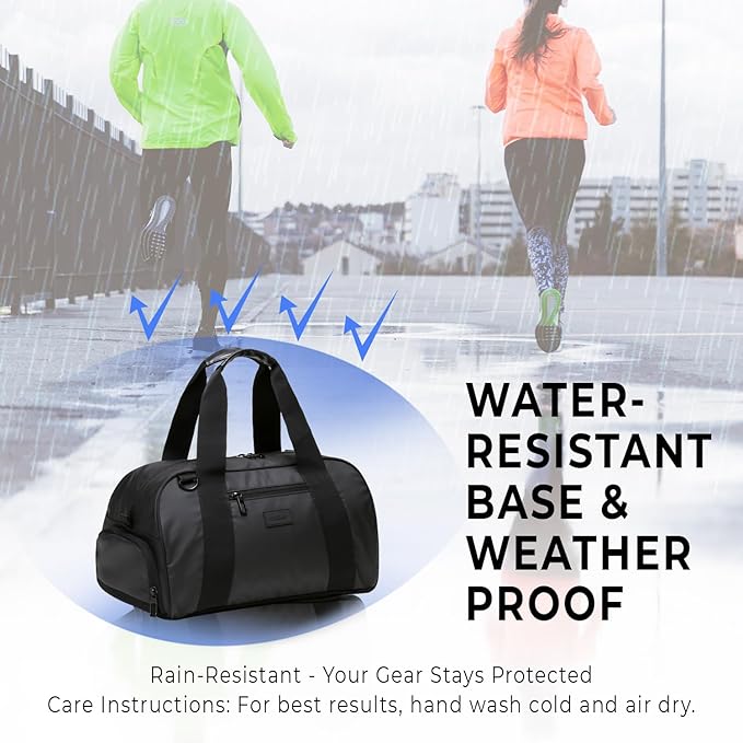 Vooray Burner Gym Duffel Bag, Gym Bag for Women and Men with Shoe Compartment, Weekender, Overnight