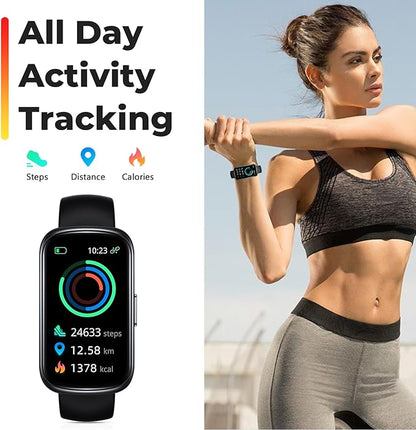 Fitness Tracker Smart Watch, 1.47" Full Touch Health Tracker with 24/7 Heart Rate & Blood Oxygen