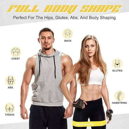 12 Pcs Latex Resistance Loop Exercise Bands for Booty Workout Stretch Exercise Bands Non Slip for
