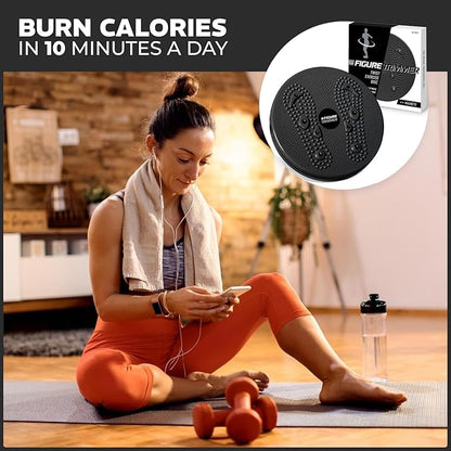Daiwa Felicity Figure Trimmer Ab Twister Board - Waist Twister Machine for Core & Abs Exercise