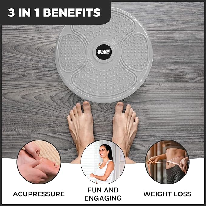 Daiwa Felicity Figure Trimmer Ab Twister Board - Waist Twister Machine for Core & Abs Exercise