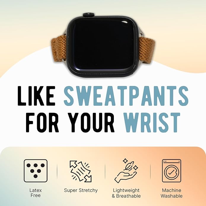Braxley Bands - Organic Cotton Watch Bands For Women and Men, Compatible With All Apple Watch Sizes