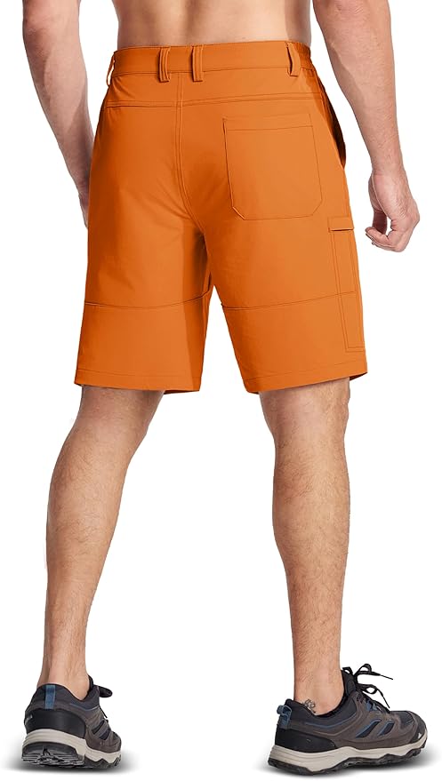 MAGCOMSEN Men's Hiking Cargo Shorts Quick Dry Lightweight 9" Golf Shorts Summer Casual Work Outdoor