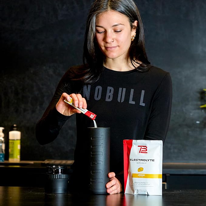 TB12 Electrolytes Powder Packets Lemonade ??Mineral-Rich Electrolyte Powder for Fast Hydration by