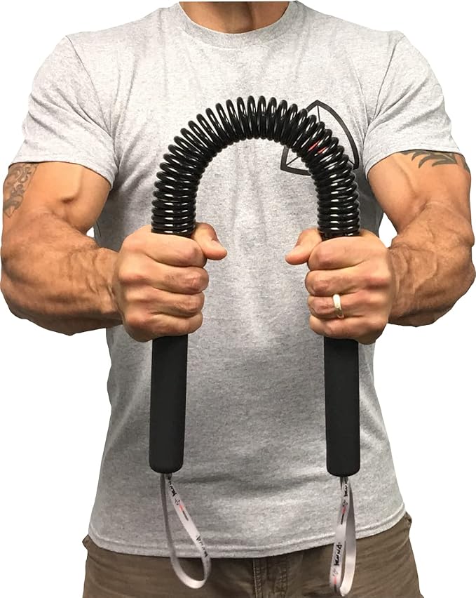 Python Power Twister Bar - Upper Body Exercise for Chest, Shoulder, Forearm, Bicep and Arm