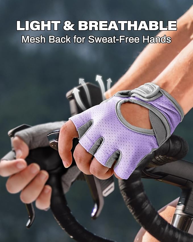 VINSGUIR Workout Gloves for Women and Men, Breathable Weight Lifting Gloves for Gym Exercise