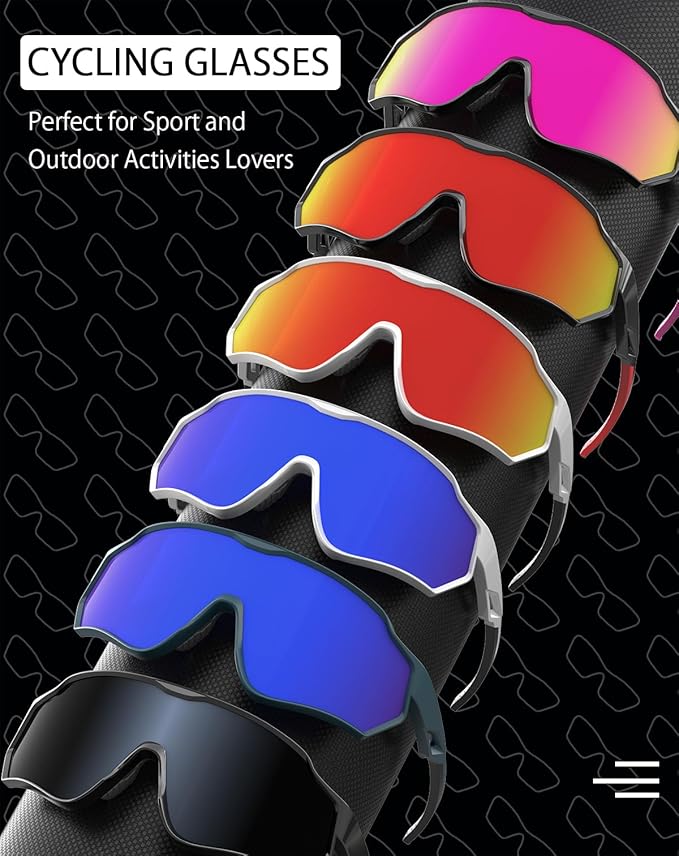 BEACOOL Polarized Running Sunglasses for Men Women UV400 Protection TR90 Sport Sunglasses for