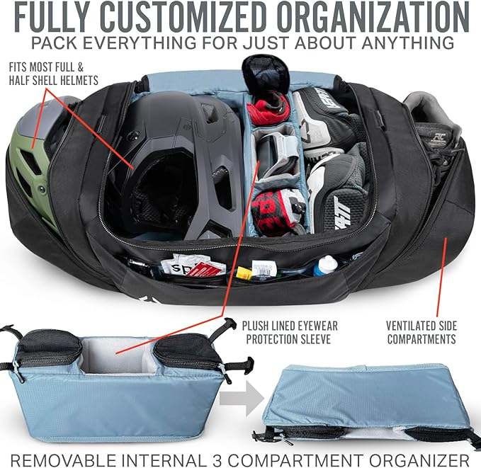 Wildhorn Gulch 70L MTB Duffle Bag for Travel - Lightweight & Durable Gym Bag for Women & Men. Ideal