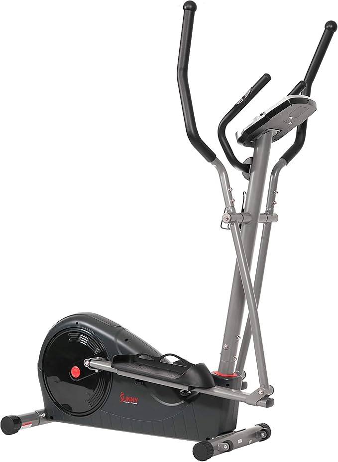 Sunny Health & Fitness Full Body Workout Elliptical Trainer with Digital Performance Monitor, Low