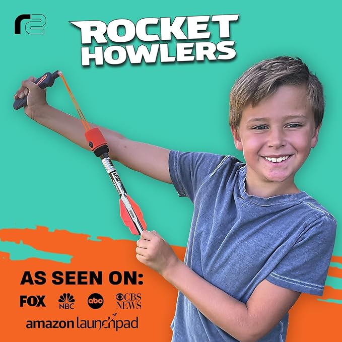 Toy Rocket Launcher for Kids: Outdoor Toys Slingshot Rocket Launchers - Best Gifts for Boys & Girls
