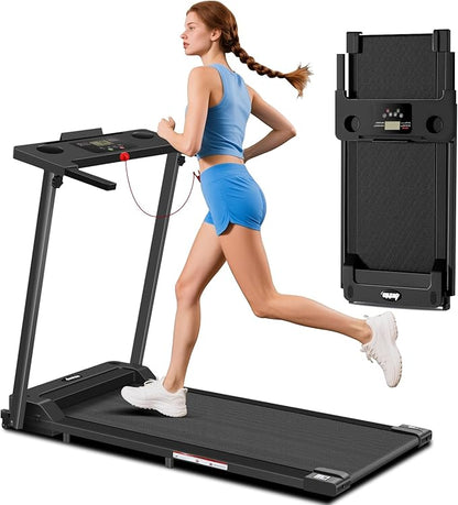 Portable Foldable Treadmills for Home, Small Folding Treadmill for Home Office with 300 LBS