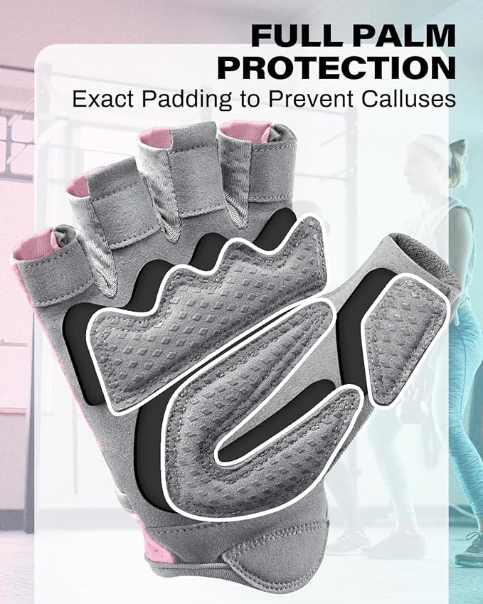 VINSGUIR Workout Gloves for Women and Men, Breathable Weight Lifting Gloves for Gym Exercise