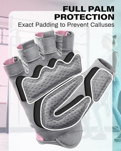 VINSGUIR Workout Gloves for Women and Men, Breathable Weight Lifting Gloves for Gym Exercise