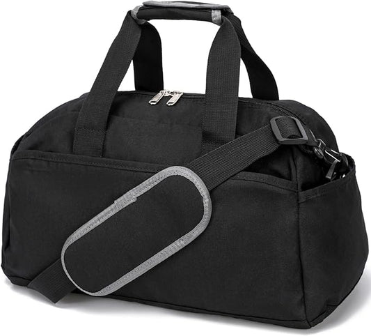14 inch Small Gym Bag for Women & Men, Mini Duffel Bag for Travel Sports Lightweight Carry On Bag