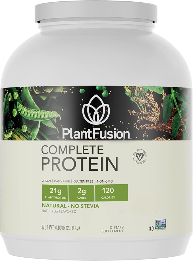 PlantFusion Complete Vegan Protein Powder - Plant Based Protein Powder with BCAAs, Digestive