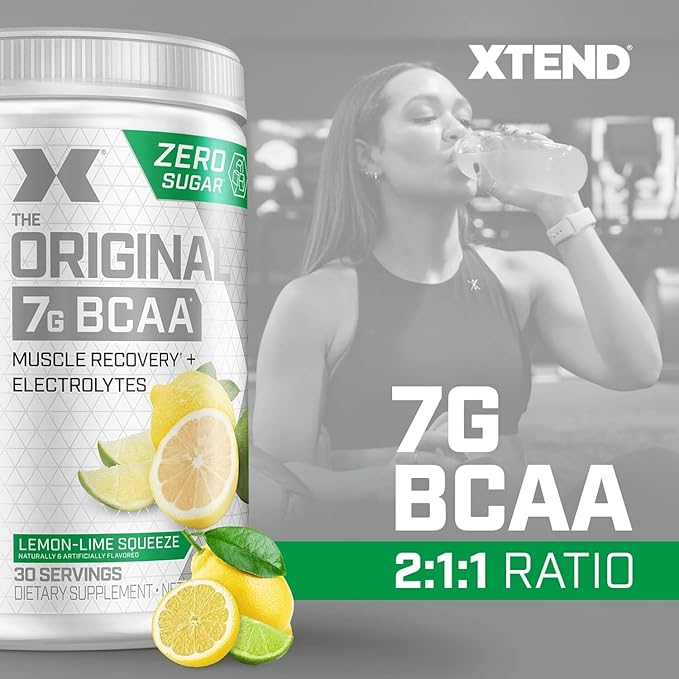 Xtend XTEND Original BCAA Powder 7g BCAA and 2.5g L-Glutamine, Sugar Free Post Workout Muscle