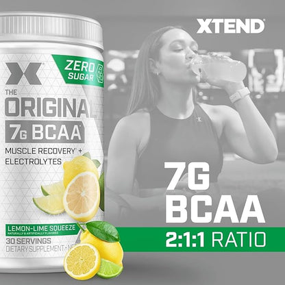 Xtend XTEND Original BCAA Powder 7g BCAA and 2.5g L-Glutamine, Sugar Free Post Workout Muscle