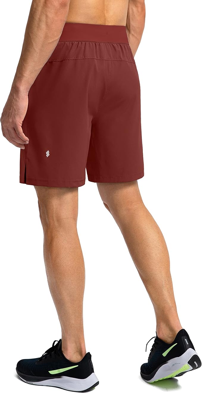 Men's Running Shorts with Zipper Pockets 9 Inch/ 7 Inch / 5 Inch Lightweight Quick Dry Gym Workout