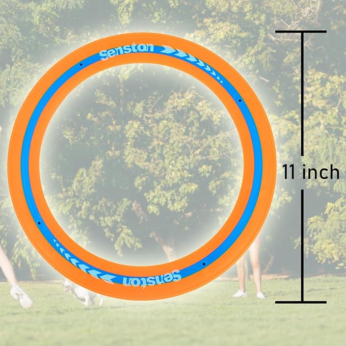 Senston Flying Discs Easily Catch and Throw Sports Disc 11 Inch Soft Flying Discss for All Players