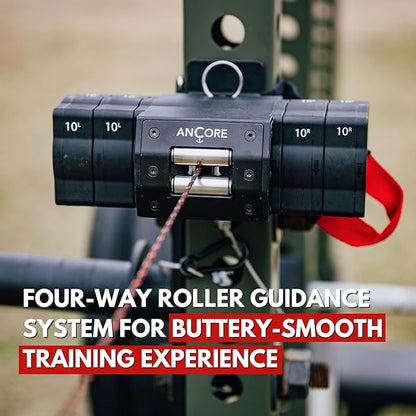 Ancore Pro: Home Gym Cable Machine | Portable Workout System for Strength Training | Comes with