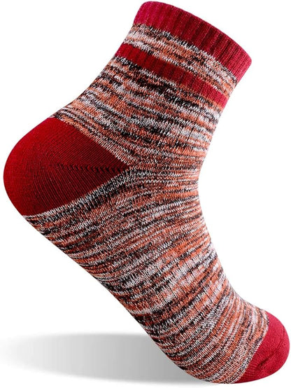 FEIDEER Hiking Walking Socks For Women, Multi-pack Outdoor Recreation Socks Moisture Wicking Crew