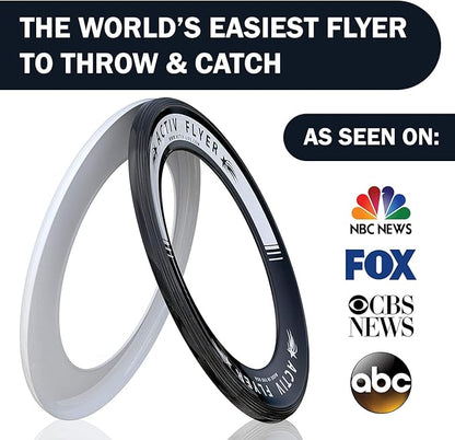 Activ Life Kid’s Flying Rings (2 Pack) They Fly Straight & Don’t Hurt, 80% Lighter Than Standard