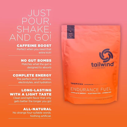 Tailwind Nutrition Endurance Fuel, Carbohydrate & Electrolyte Sports Drink Mix Powder, Gluten-Free