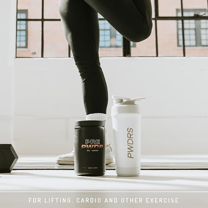 PWDRS Pre-Workout Powder, All Natural Pre Workout for Energy, Pump, Endurance & Strength, with