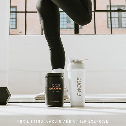 PWDRS Pre-Workout Powder, All Natural Pre Workout for Energy, Pump, Endurance & Strength, with