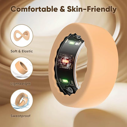 BO&DQQ 15 Pack Ring Cover Compatible with Oura Ring Gen 4 /Gen 3/ Samsung