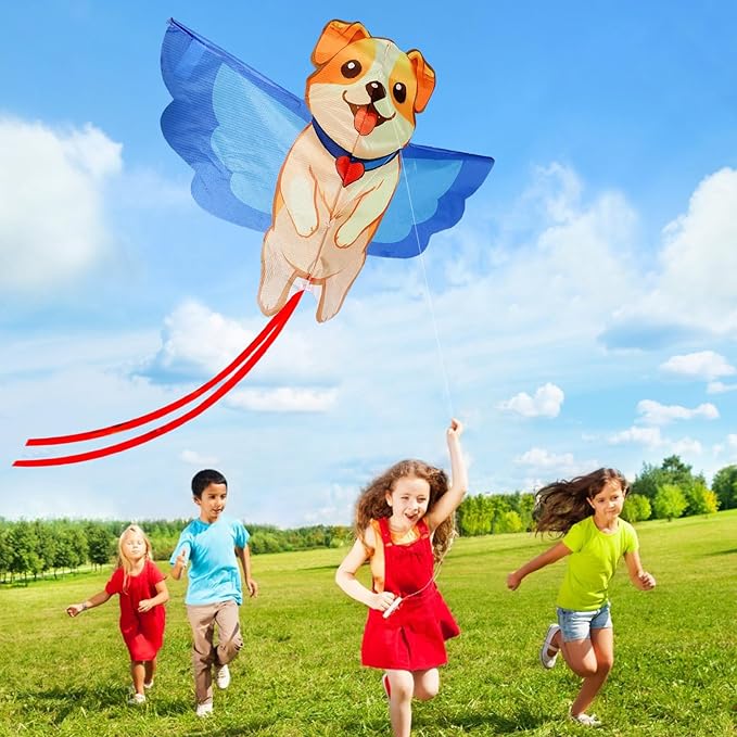 HENGDA KITE Animals Kite for Kids Beginners and Adults Cute Design High Definition Printing Easy to