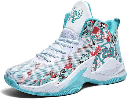 Boys Basketball Shoes Breathable Indoor Athletic Shoes Youth Outdoor Fashion Sneakers Comfortable