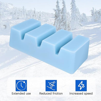 Snowboard Wax and Ski Wax-Universal Snow Block Wax for Any Seasonï¼?50 gm Block-Ski and Snowboard