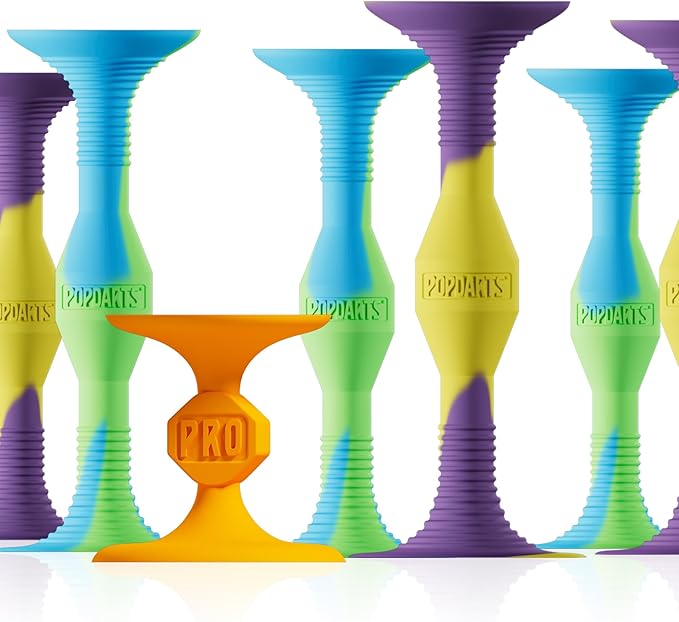 Popdarts PRO Pack Game Set (Wigglenobber Target Marker) - Indoor, Outdoor Suction Cup Throwing Game
